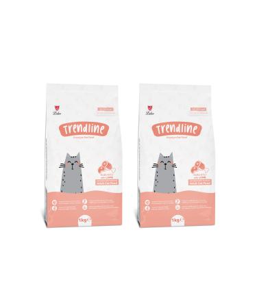 Trendline Lamb Adult Cat Food 1 Kg 2 Piece Set