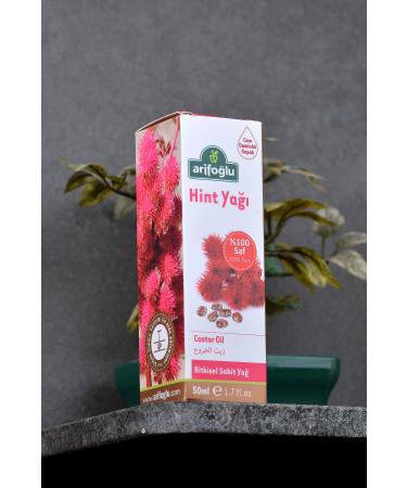 Arifo lu Castor Oil Cold Pressed 50ml 0 Pure and Natural Castor Oil - Buy Online on GoSupps.com