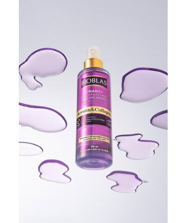 Bioblas Liquid Hair Conditioner Collagen Keratin 200 ml - Anti-Loss Volume & Plump - Buy Online on GoSupps.com