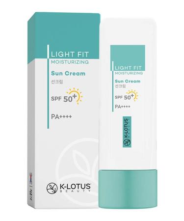 K-Lotus Beauty Light Fit Face & Body Spf 50 Moisturizing Sunscreen Pa 50ml (Normal & Dry C - Buy Online on GoSupps.com