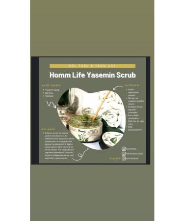 HOM Scrub Purifying Jasmine Green Tea Herbal Grain Hom Herbal - Buy Online on GoSupps.com