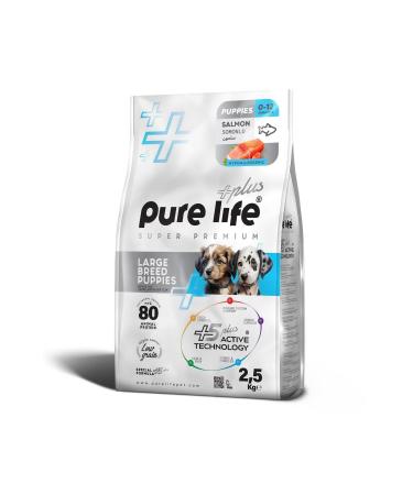 PureLife Plus Salmon Large Breed Puppy Food 2.5 Kg