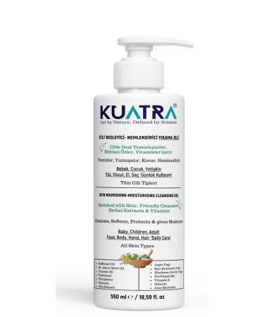 Kuatra Moisturizing Nourishing Cleansing Gel 550ml (FRAGRANCE-FREE)