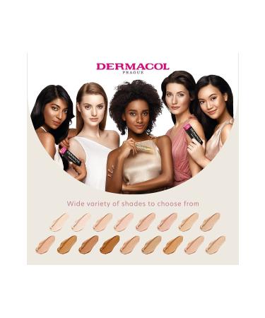 Dermacol Make Up Cover Foundation-212 Long-Lasting Waterproof Full Coverage Liquid Foundation - Buy Online on GoSupps.com