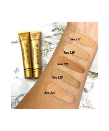 Dermacol Make Up Cover Foundation-212 Long-Lasting Waterproof Full Coverage Liquid Foundation - Buy Online on GoSupps.com
