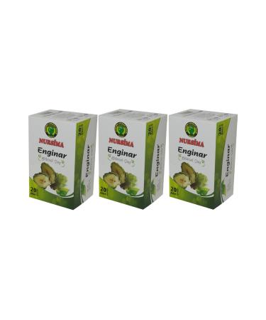 Nursima Artichoke Herbal Tea 20' Filter Bags 3 Boxes