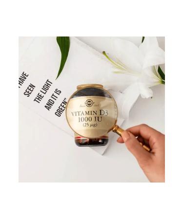 Solgar Vitamin D3 1000iu 100 Capsules - Buy Online on GoSupps.com