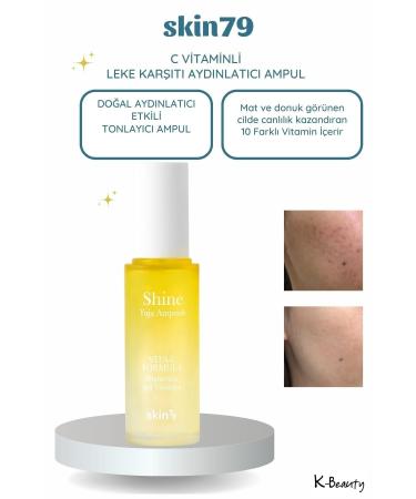 Skin79 Shine Yuja - Anti-Spot Brightening Ampoule with Vitamin C - Skin Tone Equalizer Ampoule - 50ml - Buy Online on GoSupps.com