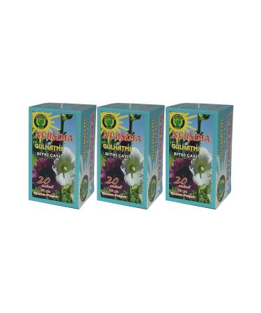 Nursima Hollyhock Herbal Tea 20 Filter Bags 3 Boxes