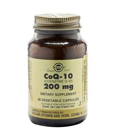 Solgar Coenzyme Q-10 200 Mg 30 Capsules