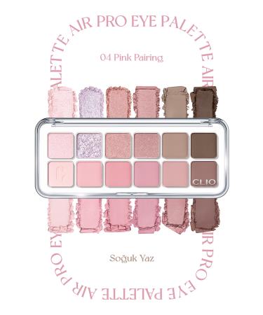 CLIO Light Textured Intense Color Eyeshadow Palette Clio Pro Eye Palette Air (04 Pink Pairing) - Buy Online on GoSupps.com