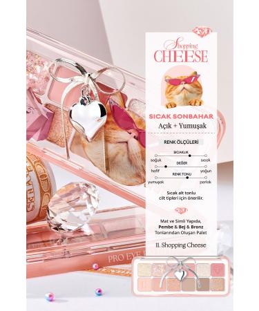 CLIO Light Textured Intense Color Eyeshadow Palette Clio Pro Eye Palette Air (11 Shopping Cheese) - Buy Online on GoSupps.com