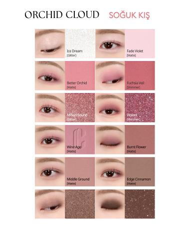 CLIO Light Textured Intense Color Eyeshadow Palette Clio Pro Eye Palette Air (05 Orchid Cloud) - Buy Online on GoSupps.com