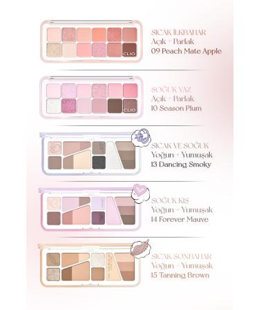 CLIO Light Textured Intense Color Eyeshadow Palette Clio Pro Eye Palette Air (11 Shopping Cheese) - Buy Online on GoSupps.com