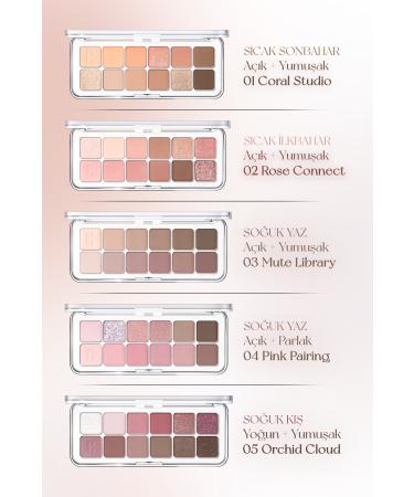 CLIO Light Textured Intense Color Eyeshadow Palette Clio Pro Eye Palette Air (04 Pink Pairing) - Buy Online on GoSupps.com