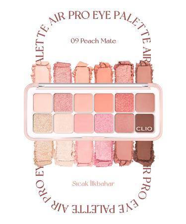 CLIO Light Textured Intense Color Eyeshadow Palette Clio Pro Eye Palette Air (09 Peach Mate Apple) - Buy Online on GoSupps.com