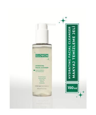 GLOWON HYDRATING FACIAL CLEANSER MAKEUP REMOVING GEL 150 ML