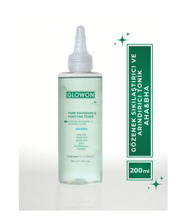 GLOWON PORE TIGHTENING AND PURIFYING TONIC AHA&BHA 200 ML