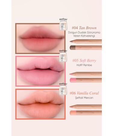 CLIO Creamy Formula Lip Pencil and Sharpener Set Velvet Lip Pencil Set 02 Peach Beige - Buy Online on GoSupps.com