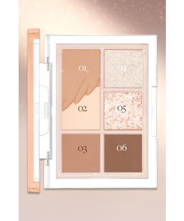 CLIO Eye-Catching Highly Pigmented Mini Eyeshadow Palette Clio Pro Eye Palette Mini (04 Falling in Nude) - Buy Online on GoSupps.com