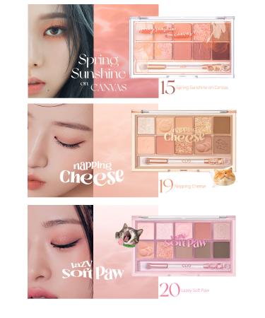 CLIO Eye-Catching Colors Intensely Pigmented Eyeshadow Palette Clio Pro Eye Palette(12Autumn Breeze in Seoul Forest) - Buy Online on GoSupps.com