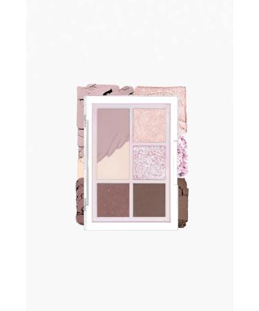 CLIO Clio Pro Eye Palette Mini (03 Blooming Mauve) - Eye-Catching Highly Pigmented Mini Eyeshadow Palette
