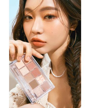 CLIO Eye-Catching Colors Intensely Pigmented Eyeshadow Palette Clio Pro Eye Palette(12Autumn Breeze in Seoul Forest) - Buy Online on GoSupps.com