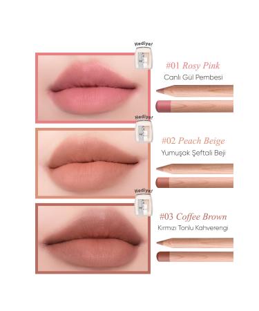 CLIO Creamy Formula Lip Pencil and Sharpener Set CLIO Velvet Lip Pencil Set 05 Soft Berry - Buy Online on GoSupps.com