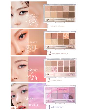 CLIO Eye-Catching Intensely Pigmented Eyeshadow Palette Clio Pro Eye Palette (11 Walking On The Cosy Alley) - Buy Online on GoSupps.com