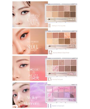 CLIO Eye-Catching Intensely Pigmented Eyeshadow Palette Clio Pro Eye Palette (14 Atelier in Hannam) - Buy Online on GoSupps.com