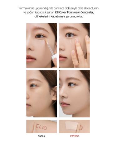 CLIO Intense Coverage Concealer Clio Kill Cover Foundation Concealer (3 Linen) - Buy Online on GoSupps.com