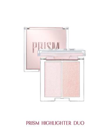 CLIO Pearl Grain Intense Shine 2-Piece Highlighter Clio Prism Highlighter Duo (02Lavender Voyage)