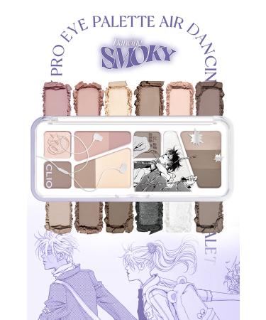 CLIO Light Textured Intense Color Eyeshadow Palette CLIO Pro Eye Palette Air (13 Dancing Smoky) - Buy Online on GoSupps.com