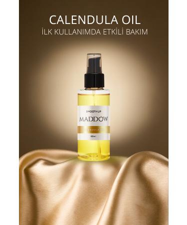 Maddow Cosmetics Calendula Oil Hair Care Oil for Damaged Hair Anti-frizz and Repair Care Serum - Buy Online on GoSupps.com