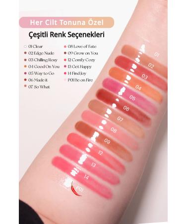 PERIPERA Glitter Gloss That Gives a Full Look to Lips Peripera Ink Glasting Lip Gloss (P01 Be On Fire) - Buy Online on GoSupps.com