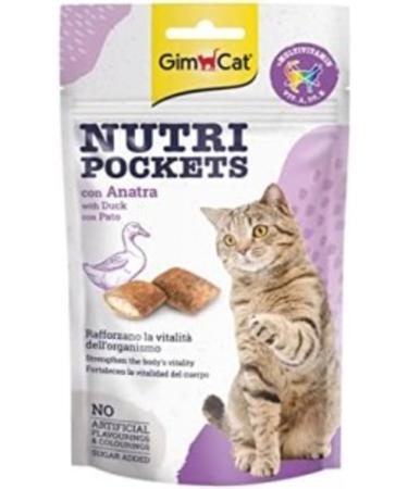 Gimcat Nutripockets Duck Cat Treat 60gr