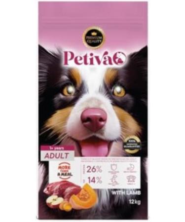 Furlo Petiva Lamb Meat Dry Dog Food for Adult Dogs (12 Kg Lamb)