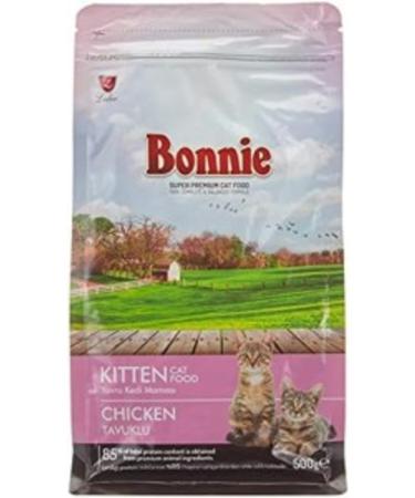 Bonnie Dry Cat Food Chicken Kitten 500 G