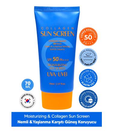 3W CLINIC Anti-Aging Moisturizing Large Sunscreen 3W Clinic Collagen Sun Screen SPF50+ PA+++ 70ml