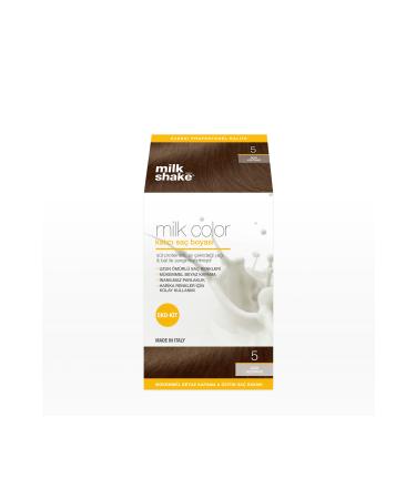 Milkshake Milk_shake Milk Color Eco Kit Hair Dye Light Chestnut - 5 (WITHOUT FOAM) - Buy Online on GoSupps.com