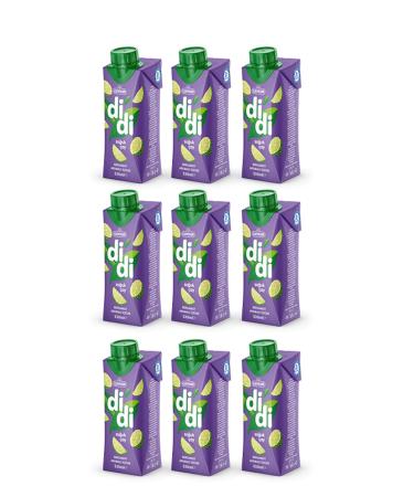 aykur Didi Bergamot Flavored Iced Tea 330 Ml Peach x 9 Pieces