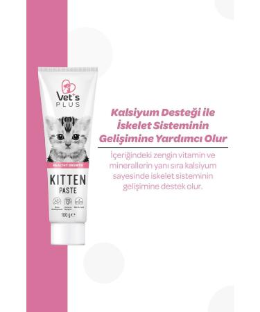 Vet's Plus Kitten Malt Paste 100gr (MULTIVITAMIN FOR MOTHER AND KITTENS) - Buy Online on GoSupps.com