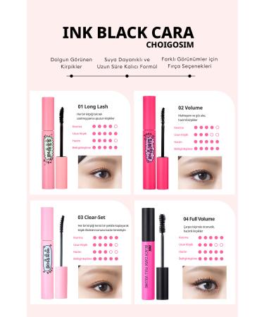 PERIPERA Non-Clumping All-Day Long-Lasting Mascara PERIPERA Ink Black Cara Choigosim (03 Clear-Set Curling) - Buy Online on GoSupps.com