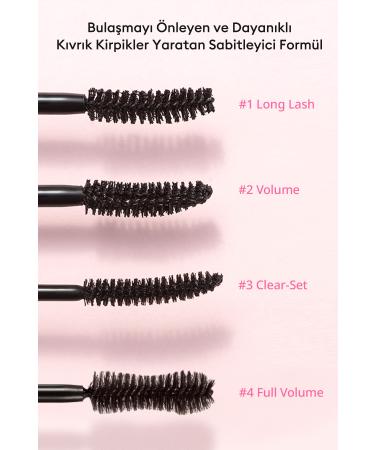 PERIPERA Non-Clumping All-Day Long-Lasting Mascara PERIPERA Ink Black Cara Choigosim (03 Clear-Set Curling) - Buy Online on GoSupps.com