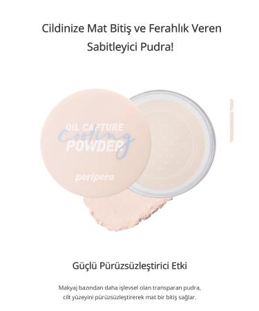 PERIPERA Oil Capture Cooling Powder Transparent Powder Cool Moisture Effect on Skin - Buy Online on GoSupps.com