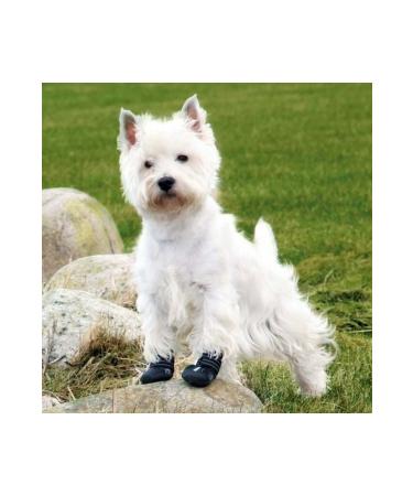 Trixie Dog Walking Boots 2 Pieces L Black