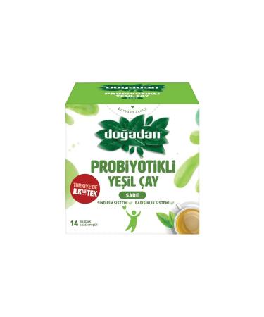 Do adan Probiotic Green Tea Plain Herbal Tea 23.8 Gr. (24 PIECES)
