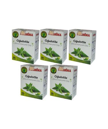 Nursima Lemon Balm Herbal Mixed Tea 40's Filter Bags 5 Boxes
