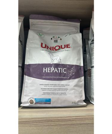 Unique Hepatic dog food 3 kg