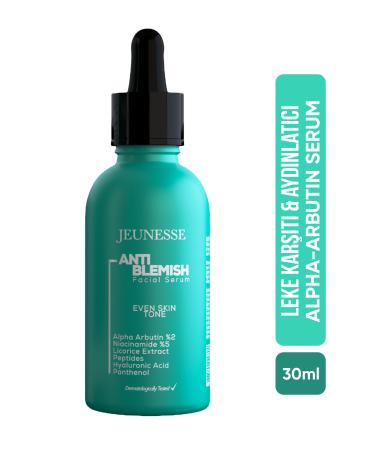 Jeunesse Anti-Blemish Skin Care Serum 30 ml 2% Arbutin 5% Niacinamide Hyaluronic Acid